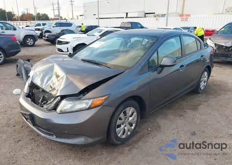 2012 Honda Civic Lx from USA, damaged, VIN 2HGFB2F59CH504602